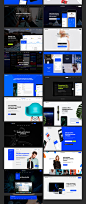 [模库]Photoshop和Sketch模板 UI设计 Ultramarine UI Kit_UI设计_Web界面