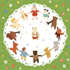 幻想森林的好朋友 - 猫空第8届插画比赛 - 猫的天空之城概念书店