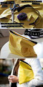 Craft & DIY Inspiration- leather clutch