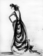来自插画师 Lara Wolf  时尚绘画作品一组。