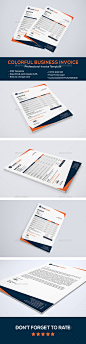 Colorful Business Letterhead - Proposals & Invoices Stationery