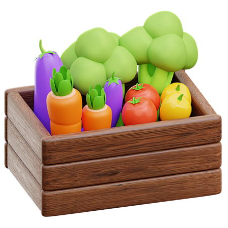 Vegetable Basket 3D ...