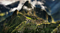 General 3840x2160 landscape Machu Picchu tilt shift