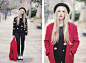 Merc London Jumper, Asos Shoes, H&M Hat, Vintage Reefer, Zara Jeans