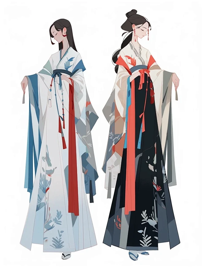 古风oc参考，清雅大小姐，免服-花瓣网