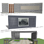 SU006模型景观设计素材中式新中式风格景墙SU模型系列二60个