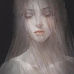 插画动漫 二次元 头像 女