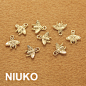 NIUKO 金色金属蜂精致服装饰品 高档DIY设计箱包包小配件手缝手工-淘宝网