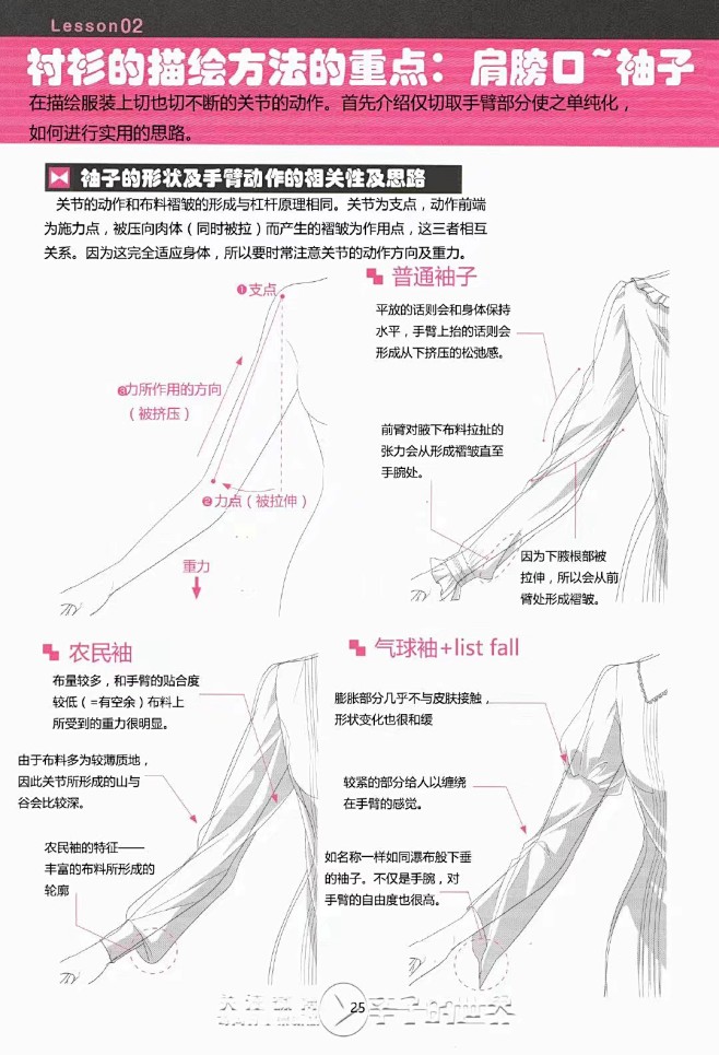 女性衬衫和裙子的画法 转需！