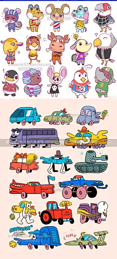 14300张儿童简笔画卡通Q版可爱参考图片jpg 小孩画画临摹简单-淘宝网
