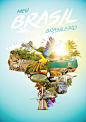 Meu Brasil Brasileiro : Art concept exploring all the different brazilian regions.