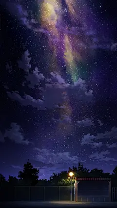 炫彩唯美动漫场景手机壁纸图片