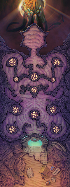 月见星星湮采集到Darkest Map DND地图