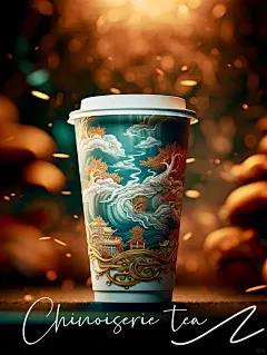 Ai绘画｜国风系列咖啡奶茶下午茶 - 小红书