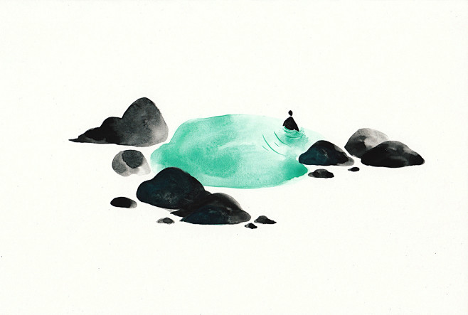 冬 日 四 小 令_忘川山人__插画师作...