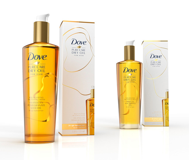 Dove’s洗发水包装欣赏