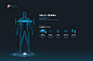 Gyrosco.pe Helix Theme : Gyroscope is a personal dashboard powered by your life. I was asked by founder Anand Sharma to design a new theme called "Helix" which would be a new dashboard which would visualize everything about your body.