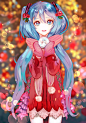 Tags: Fanart, Hatsune Miku, VOCALOID, Pixiv, Fanart From Pixiv, Pixiv Id 16189100