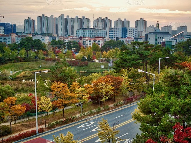 韩国清州城市景观