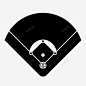 棒球场运动公园图标 标志 UI图标 设计图片 免费下载 页面网页 平面电商 创意素材
