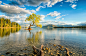 General 2048x1326 New Zealand nature lakes trees reflections