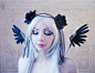 Steampunk Wings (Gothic, feathers, cosplay, angel wings )