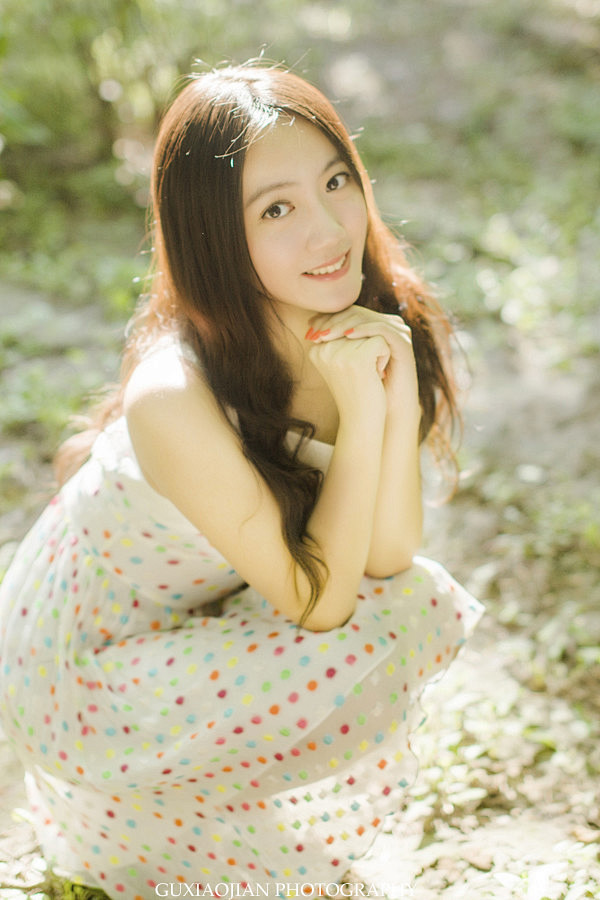 清新阳光氧气美女