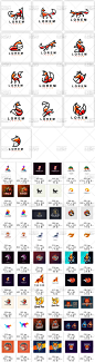 FOX狐狸竞技头像标志LOGO图标商标动物 平面设计素材ai矢量源文件-淘宝网