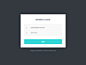 Dribbble - Web App Login by Luke Vella