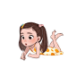 Short animation film. A Jeju Story _character expression Sheet_  sohyun childhood
