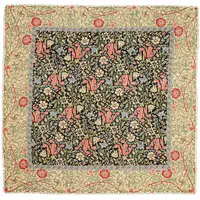 威廉·莫里斯康普顿围巾

25.00美元
呼应了郁郁葱葱的约翰·亨利Dearle的颜色(英国,1860 - 1932)1860壁纸设计资格康普顿,我们的围巾特性丰富的植物和花卉图案。 首席设计师Dearle威廉•莫里斯(英国,1834 - 1896)室内设计公司莫里斯&amp; Co)使用两种不同色调的绿色,粉色和蓝色彩笔罂粟花和郁金香的壁纸。
真丝双绉。 进口的。22”广场。
维多利亚时代的英国最具影响力的设计师之一,威廉·莫里斯(英国,1834 - 1834)是吸引和激发了亚瑟王的传说,中世纪的乔叟的