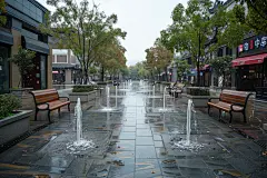 户外购物广场空间设计