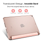 Amazon.com: MoKo Case for iPad 2017 9.7 Inch - Slim Lightweight Smart-shell Stand Cover with Translucent Frosted Back Protector for Apple New iPad 9.7 Inch (2017 Release, 5th Gen), Rose GOLD (Auto Wake/Sleep): Computers & Accessories