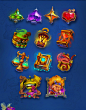 Casino games casual game Game Art game design  ILLUSTRATION  mobile game slot slot game Slots wizard
