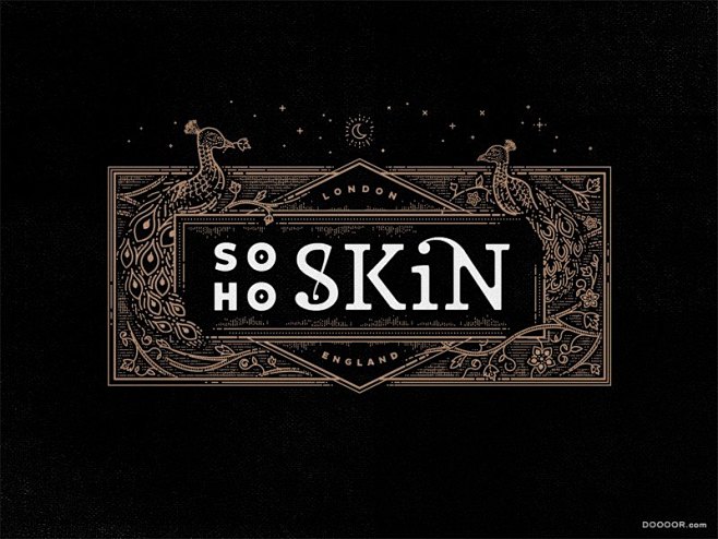 SOHO SKIN伦敦皮肤护理公司标志设...