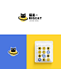 猫星咖啡品牌logo设计