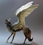 雕塑艺术： 超现实混种生物，加拿大雕塑家 Ellen Jewett 融合自己的幻想创作出带有机械与环境元素的超现实混种生物雕塑（分享自万椅网：http://www.w-yi.com/album/new）