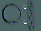 Negatively supercoiled circular DNA plasmid (right). The twist may be exchanged for writhe by unwinding part of the double helix, producing a plasmid with lower twist and a denaturation bubble (left).