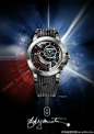 Project Z8腕表是Project Z系列的第8件作品，#海瑞温斯顿#独家专利的Zalium锆合金材质非凡轻盈、坚硬，并具有超强防腐蚀的特点，赋予其坚如盔甲般的灰色哑光质感。腕表配备双时区自动上链机械机芯，继承了品牌钟爱的立体表盘设计，更实现了第二时区逆跳功能的双向校准。精卓工艺即将在上海半岛酒店品...展开全文c