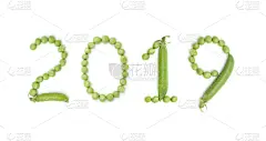 数字,豌豆,2019,贺卡,水平画幅,无人,符号,维生素,干净,豆