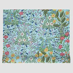 浅蓝色花卉印花花卉印花壁纸-古驰GUCCI中国官方网站