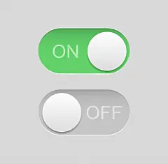 Premium Vector | Toggle switch icons. on off buttons.-花瓣网