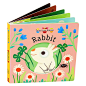 Rabbit Tales from Nature 英文原版 来自大自然的故事绘本 小兔子 纸板洞洞书 儿童英语科普百科 亲子互动图画故事书 英文版书籍-tmall.com天猫