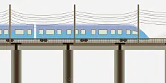 装饰手绘回家的高铁插画png免抠素材_新图网 https://ixintu.com 装饰图案 过年回家 高铁 卡通插画 交通工具 新年