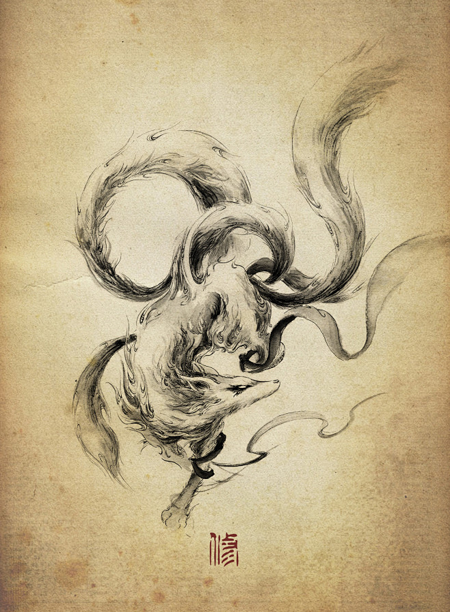 摘自《黑白画意专业手绘插画攻略》