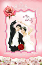韩国影楼结婚婚纱摄影模板设计图片背景
