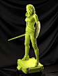 BvS Wonder Woman Statue - Prime1 Studio, Alvaro Ribeiro : This is the 1/2 scale Wonder Woman statue that I worked on for Prime1 Studio.

I worked on it from low resolution 3D files used in the movie, so my job was to sculpt on it, refine, add details, mak