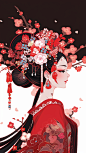 An_illustration_of_a_Chinese_Peking_Opera_woman_with_flower_558301a0-0907-4924-8482-292614bf8f2a