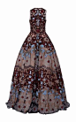 Beaded Lace And Appliqué Gown by Naeem Khan for Preorder on Moda Operandi