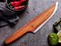 The Lignum Skid Knife is 97% Wood & 3% Steel at werd.com